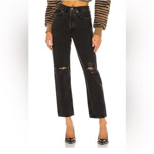 AGOLDE 90's Mid Rise Loose Jeans in Smokestack